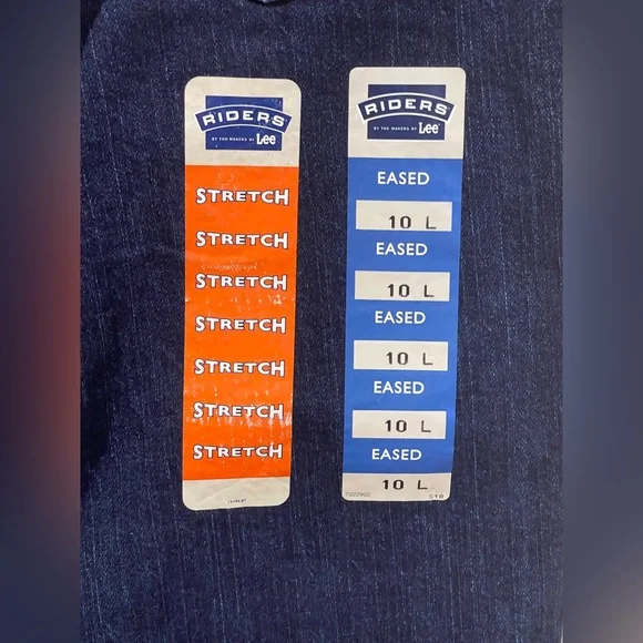 RIDERS by Lee 10 L NWT Misses Stretch Mid-Rise Straight Leg Eased Fit Seat/Thigh - Picture 8 of 12